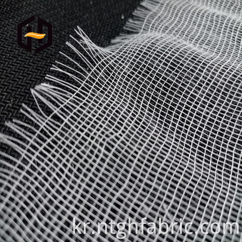 Scrim grid mesh lining fabric 